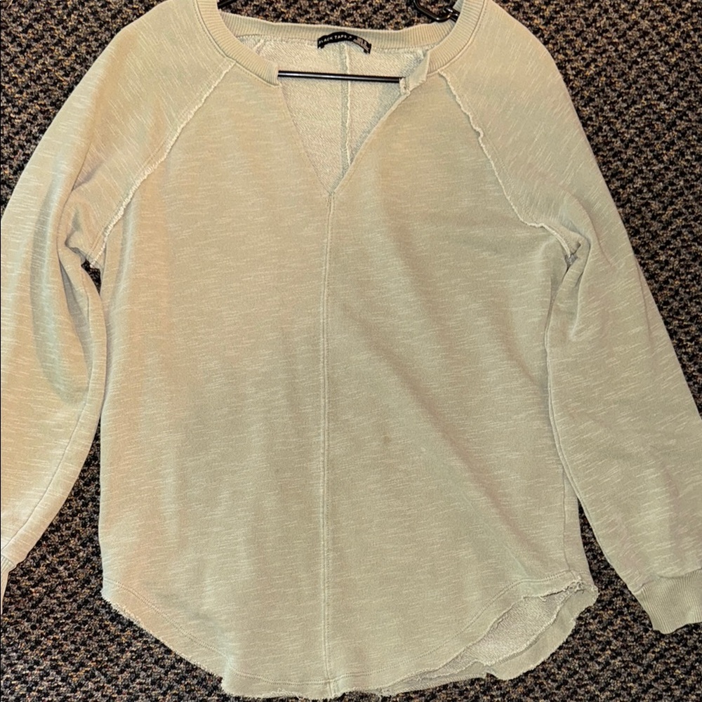 Black Tape Green Sweatshirt